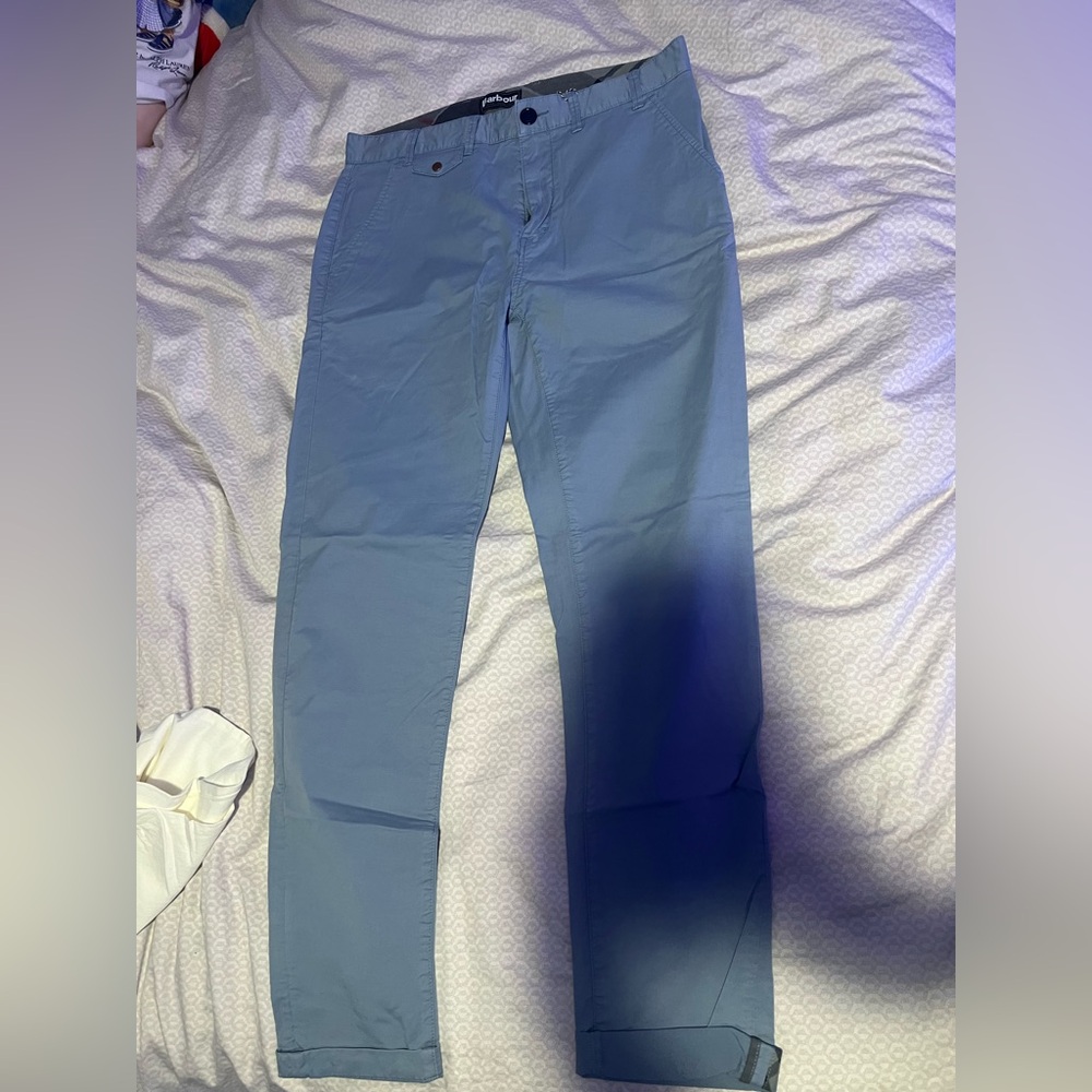 Barbour Light Blue Men’s Chinos
